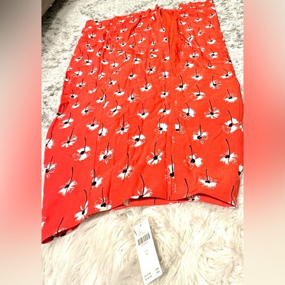 ‼️RARE‼️🎸MAEVE🎸🔥NWT🔥THE LILLE SIDE-SLIT MIDI SKIRT—6 - Picture 11 of 15